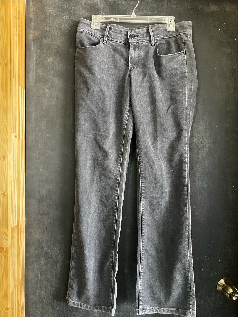 Banana Republic Gray Flared Jeans